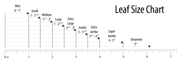 Leaf Size Chart